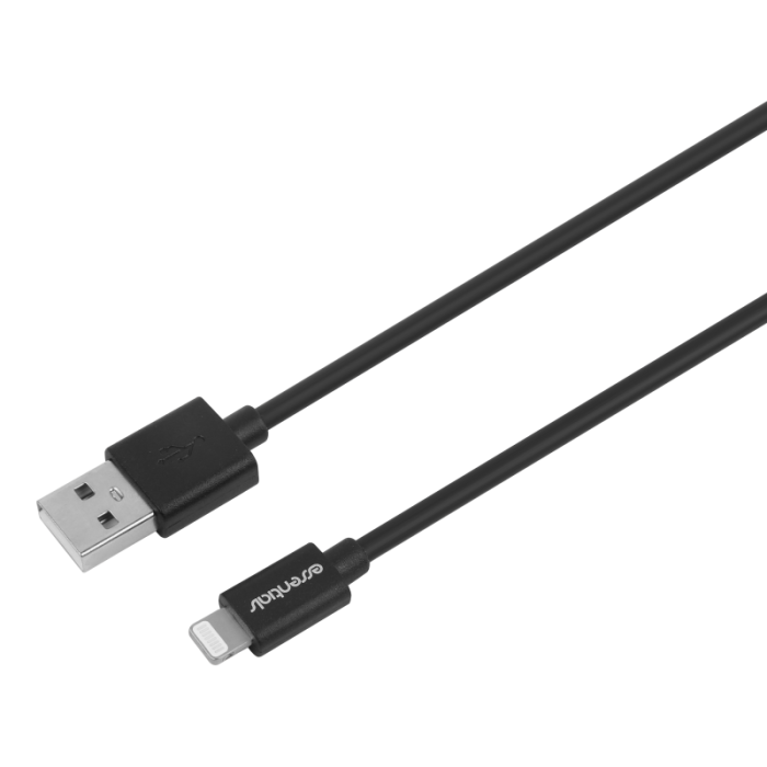 UTGATT1 - Essentials MFi Väggladdare 12W Lightning USB-A Kabel 1m - Svart