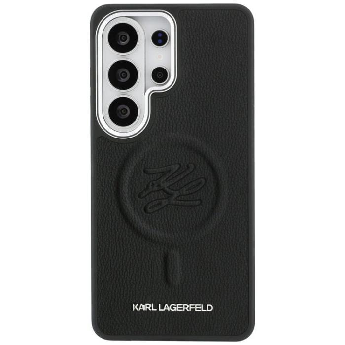 KARL LAGERFELD - Karl Lagerfeld Mobilskal För Galaxy S26 Ultra MagSafe Embossed Initials - Svart