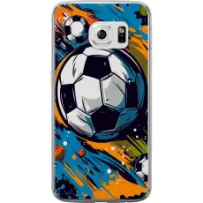 Gustaf - Mobilskal till Samsung Galaxy S6 edge med Fotbollar