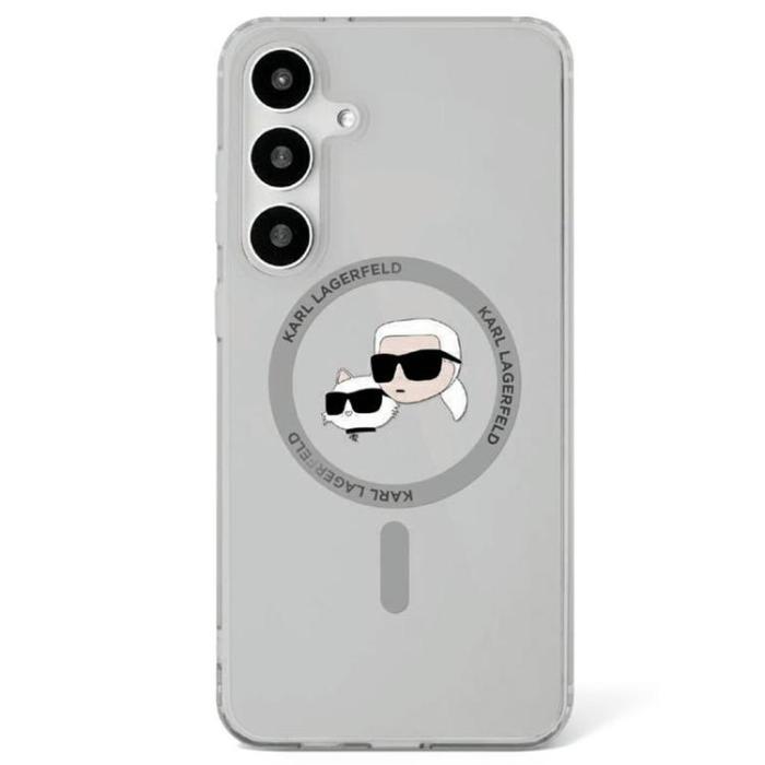 KARL LAGERFELD - Karl Lagerfeld Galaxy S25 Mobilskal MagSafe Karl & Choupette Logo - Svart