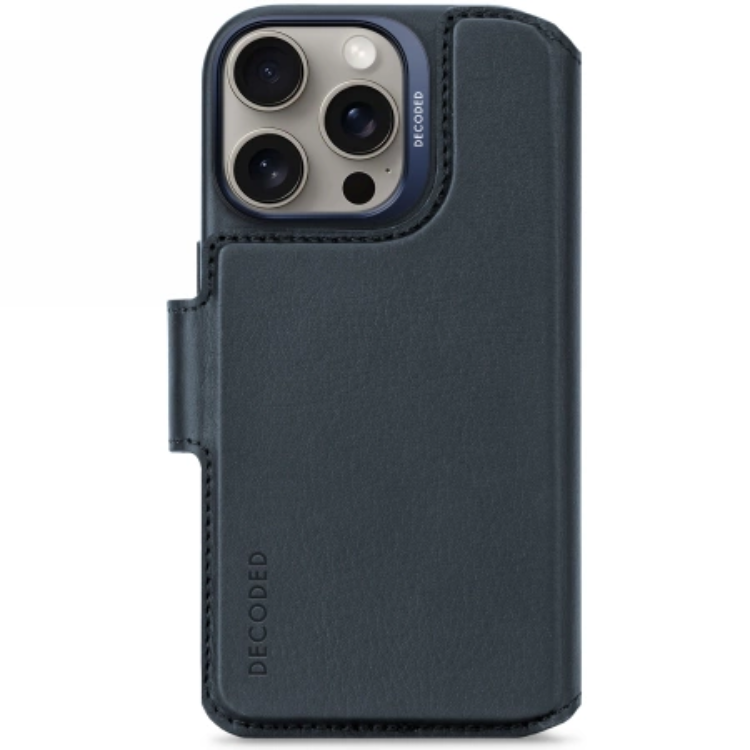 Decoded iPhone 16 Pro Plånboksfodral MagSafe Detachable - Blå | 2353 | AlltMobil