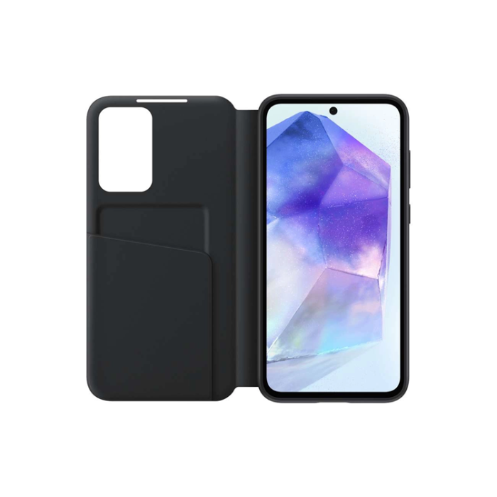 Samsung - Samsung Galaxy A55 5G Plånboksfodral Smart View - Svart