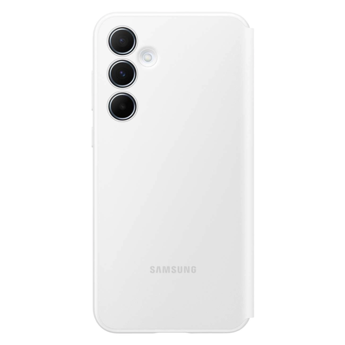 Samsung - Samsung Galaxy A55 5G Plånboksfodral Smart View - Vit