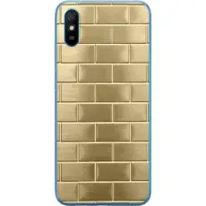 Gustaf - Mobilskal till Xiaomi Redmi 9AT med Gyllene Murstenar