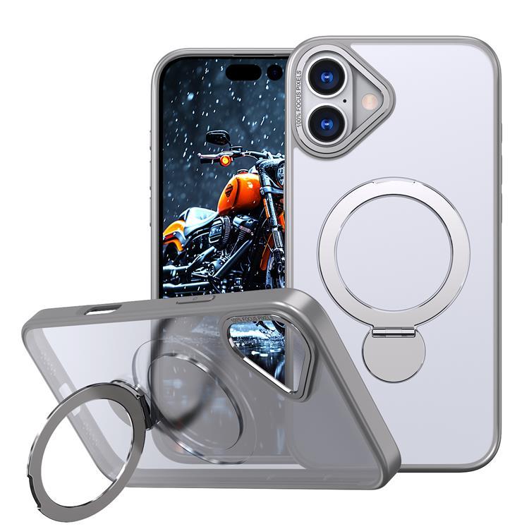 iPhone 16 Mobilskal MagSafe Rotating Kickstand (Titangrå) | 2353 | AlltMobil