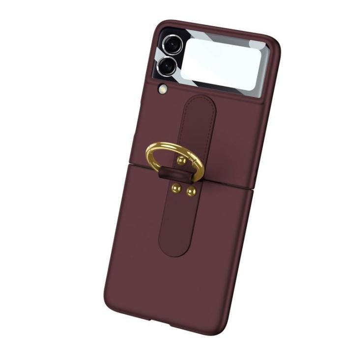 UTGATT1 - Galaxy Z Flip 4 Skal Icon Ring - Svart