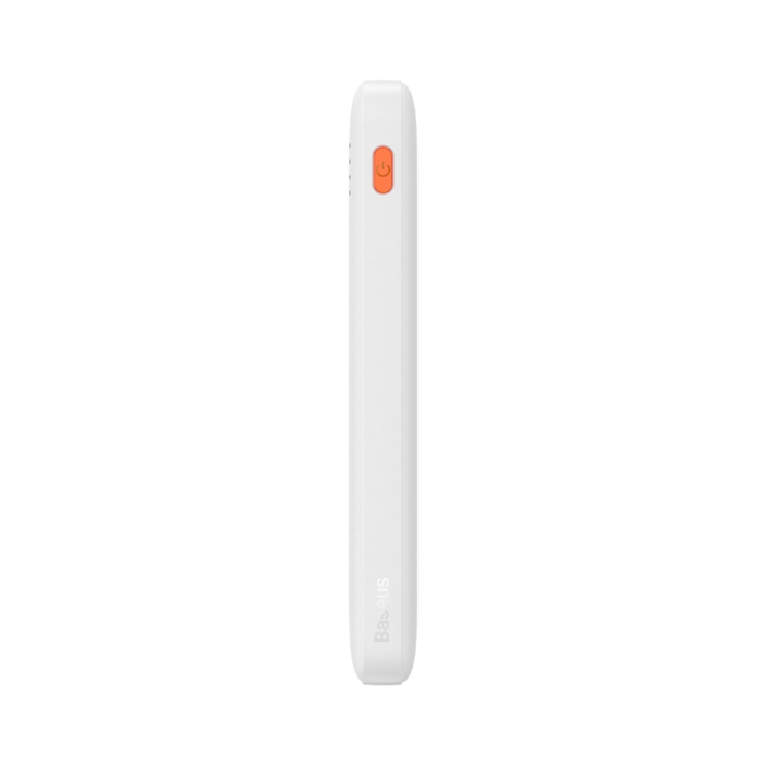 BASEUS - Baseus Powerbank 10000 mAh 20W Med USB-A Till USB-C Kabel - Vit