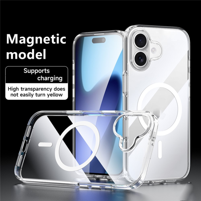 SULADA - SULADA iPhone 17 Mobilskal MagSafe TPU+PC Crystal - Clear