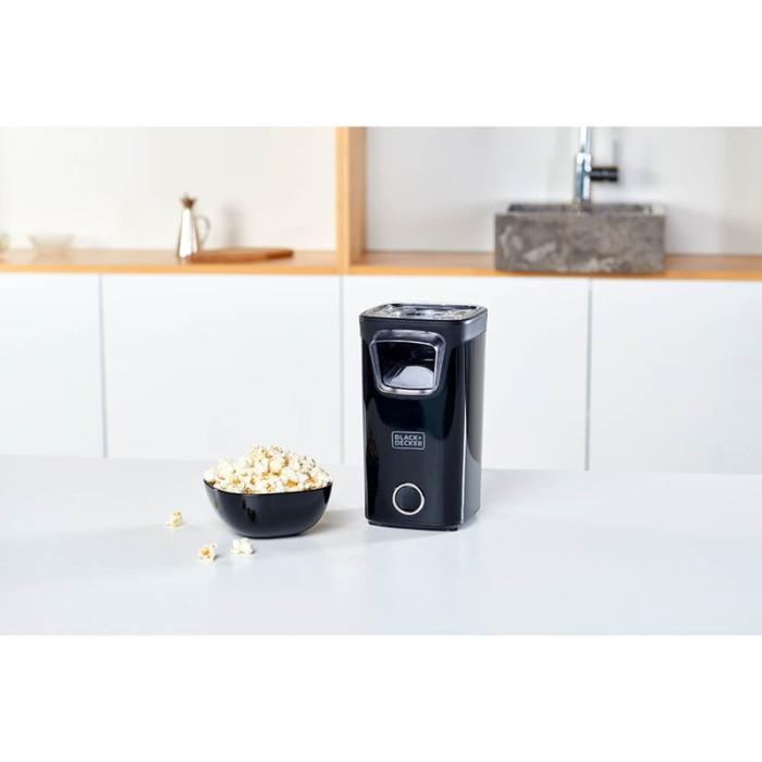 BLACK+DECK - BLACK+DECK Popcornmaskin Svart