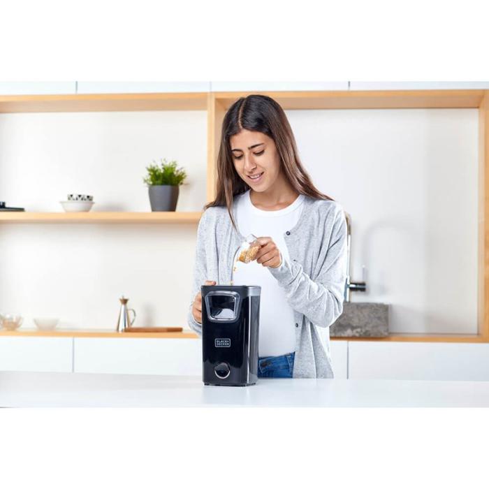 BLACK+DECK - BLACK+DECK Popcornmaskin Svart