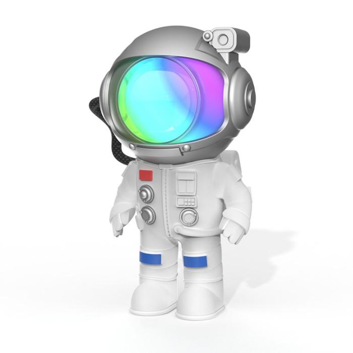 MOB - MOB Projektor Mini Stellar Light Space Vit Austonaut