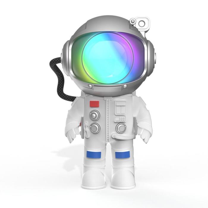 MOB - MOB Projektor Mini Stellar Light Space Vit Austonaut