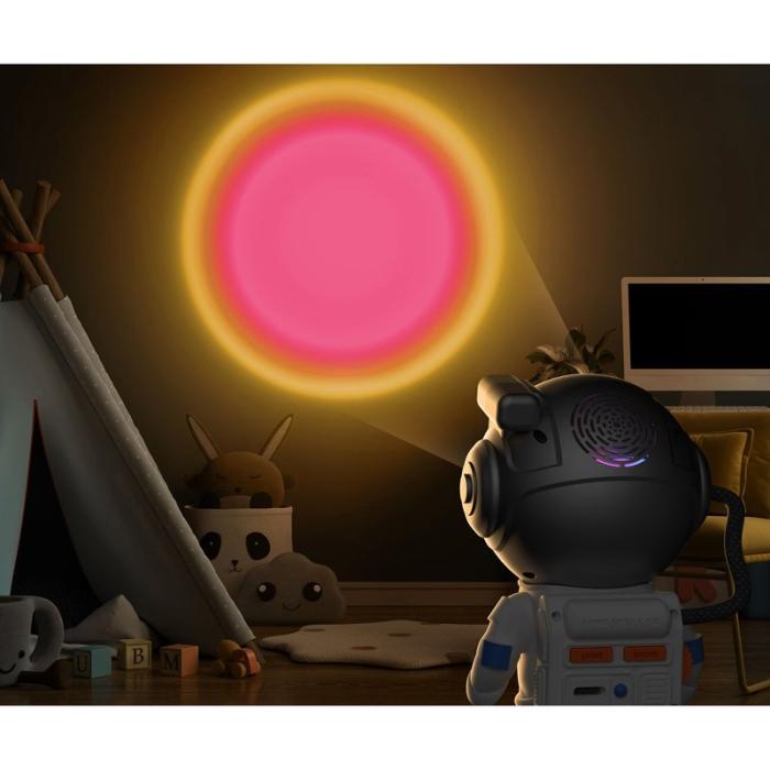 MOB - MOB Projektor Mini Stellar Light Space Vit Austonaut