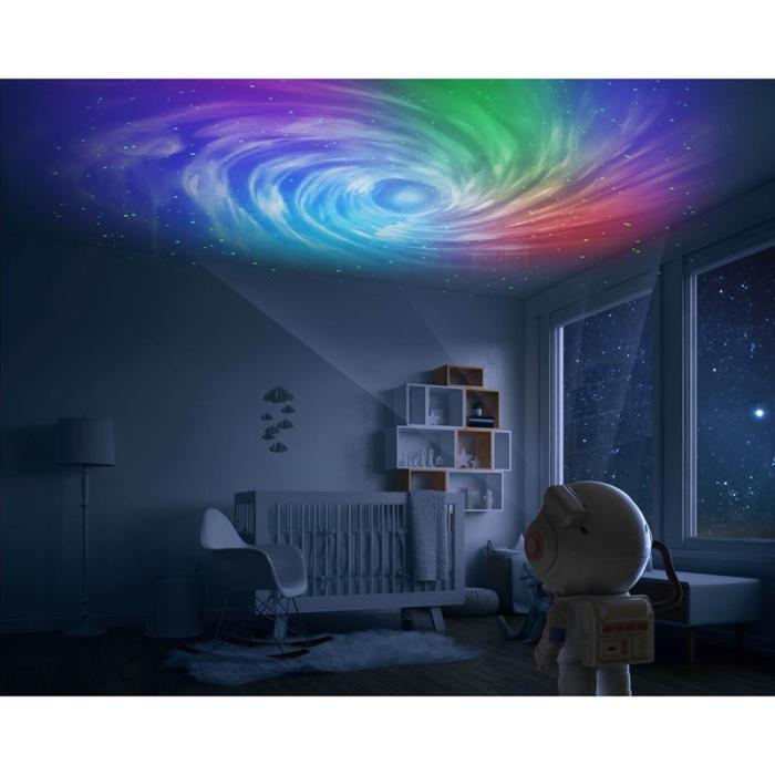 MOB - MOB Projektor Stellar Light Space Vit Astronaut