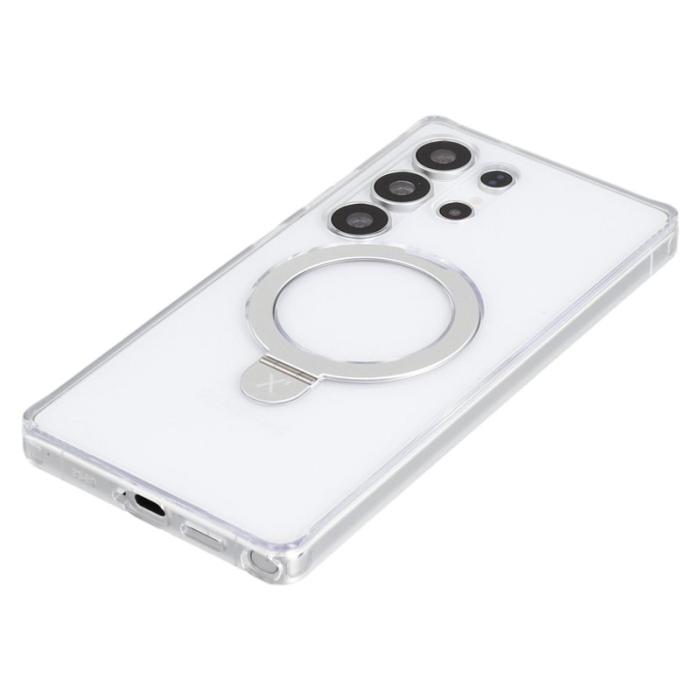 X-Level - X-Level Mobilskal för Samsung Galaxy S26 Ultra Kickstand TPU + PC - Transparent