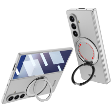 GKK - GKK Galaxy Z Fold 7 Mobilskal Med Skärmfilm - Silver