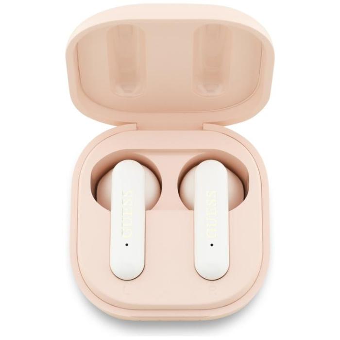 Guess - Guess TWS In-Ear Hörlurar Bluetooth 4G Metal Logo - Rosa