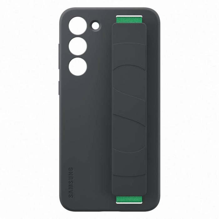 Samsung - Samsung Galaxy S23 Plus Skal Silicone Grip Case - Svart