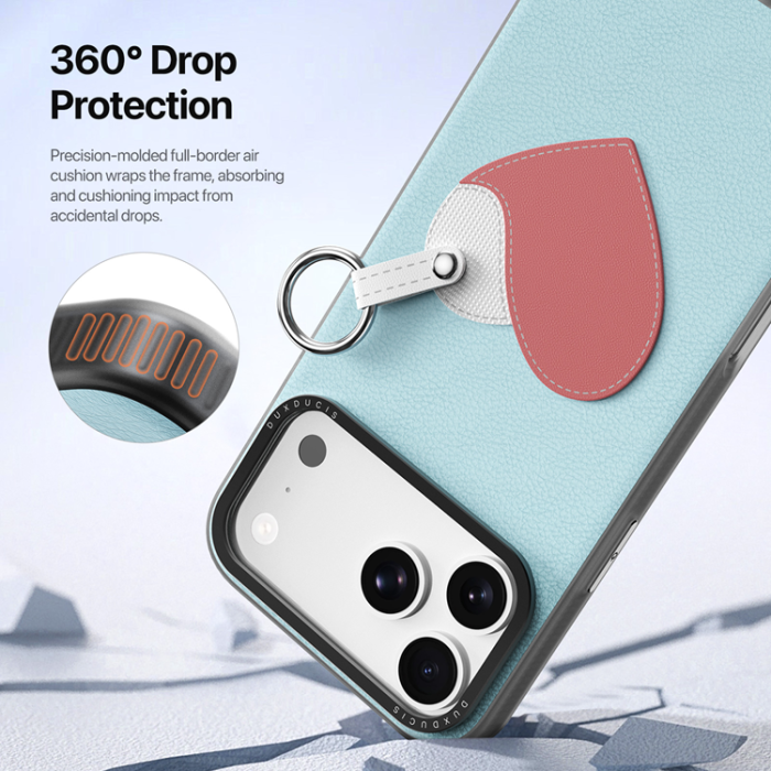 Dux Ducis - DUX DUCIS iPhone 17 Pro Mobilskal med Fingerring/Rem Luvy Series