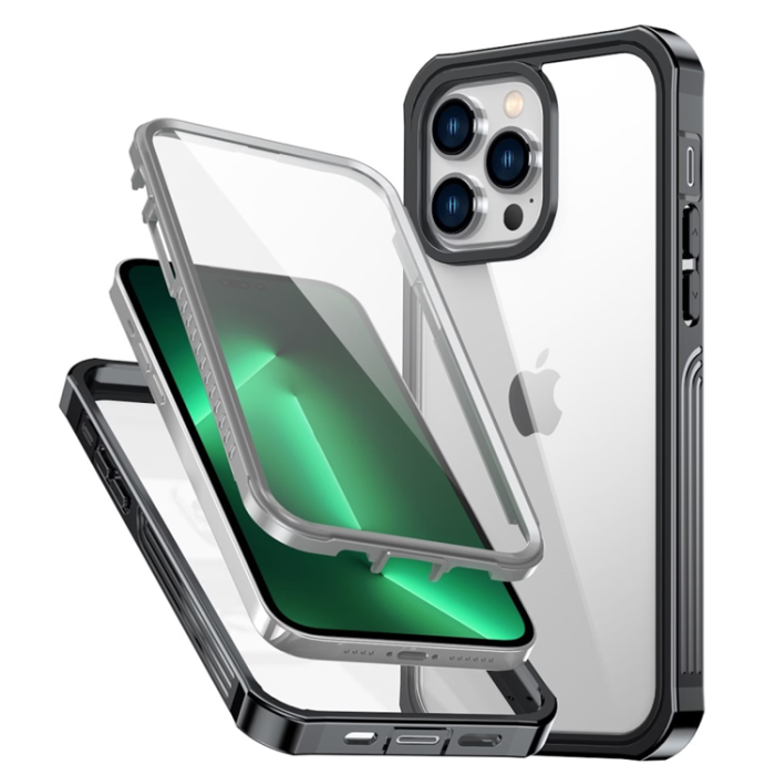 OEM - iPhone 14 Plus Mobilskal 360 Premium Full - Svart
