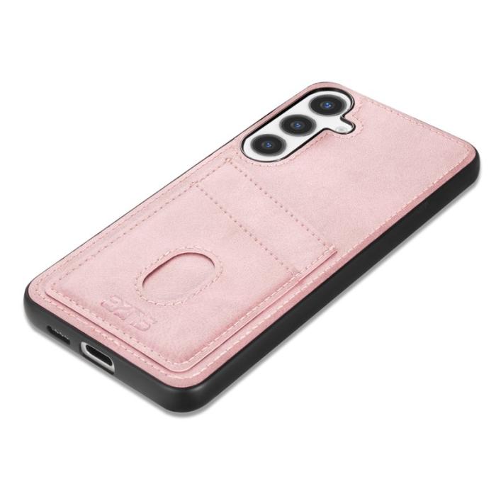 AZNS - AZNS K1 Series Samsung Galaxy S25 Fodral KonstLäder - Roséguld