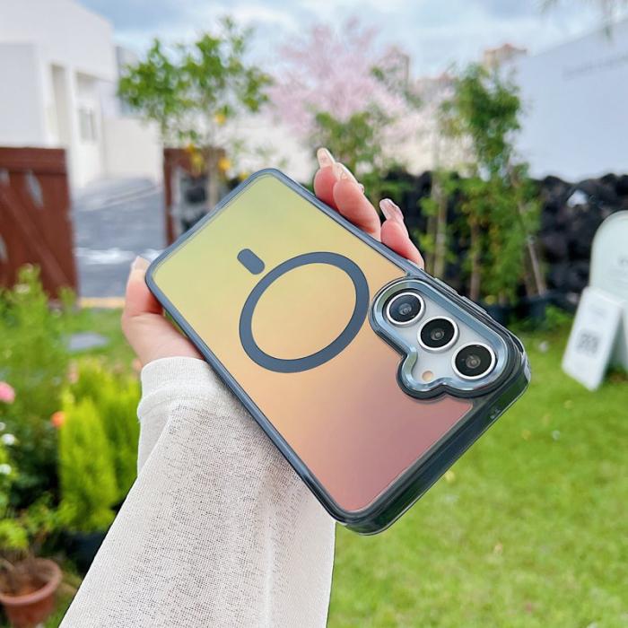 OEM - Mobilskal till Samsung Galaxy S26/S26 Pro Magnetiskt TPU Färgändrande - Svart