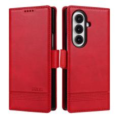 AZNS - AZNS Samsung Galaxy Z Fold7 Pl&aring;nboksfodral Konstl&auml;der - R&ouml;d