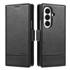 AZNS - AZNS Samsung Galaxy Z Fold7 Pl&aring;nboksfodral Konstl&auml;der - Svart