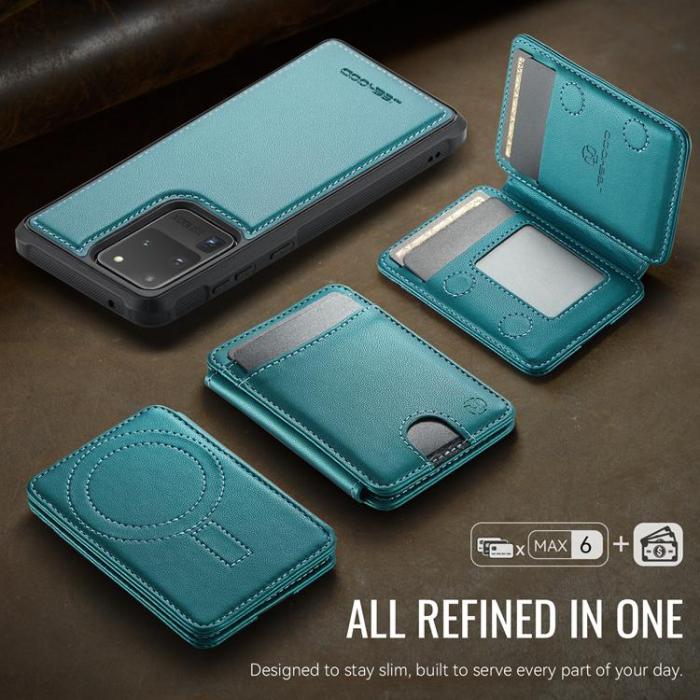 OEM - JEEHOOD Samsung Galaxy S20 Ultra Fodral Konstläder - Blå