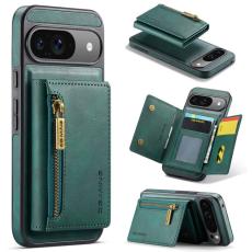 DG.MING - DG.MING M5 Series Mobilskal till Google Pixel 9 Pro Magnetiskt Konstl&auml;der Gr&ouml;n