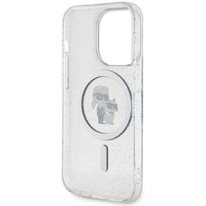 KARL LAGERFELD - KARL LAGERFELD iPhone 15 Pro Mobilskal Magsafe Glitter