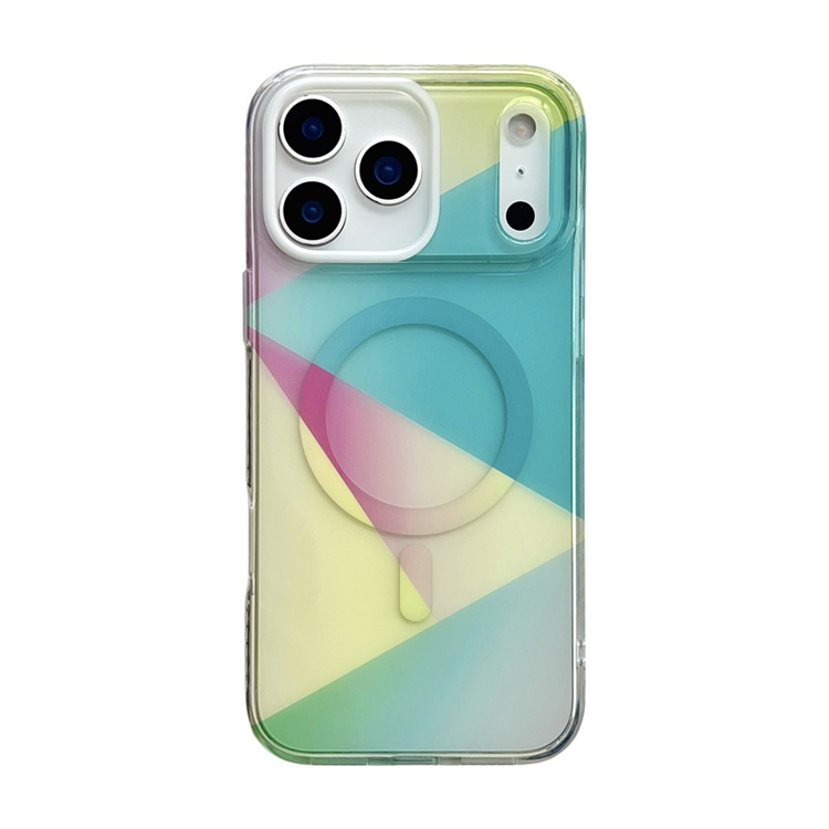 Mobilskal till iPhone 17 Pro MagSafe IMD 4-Color Geometric Gradient (Style D) | 2353 | AlltMobil