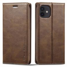 LC.imeeke - LC.IMEEKE iPhone 11 Pl&aring;nboksfodral Konstl&auml;der - Brun