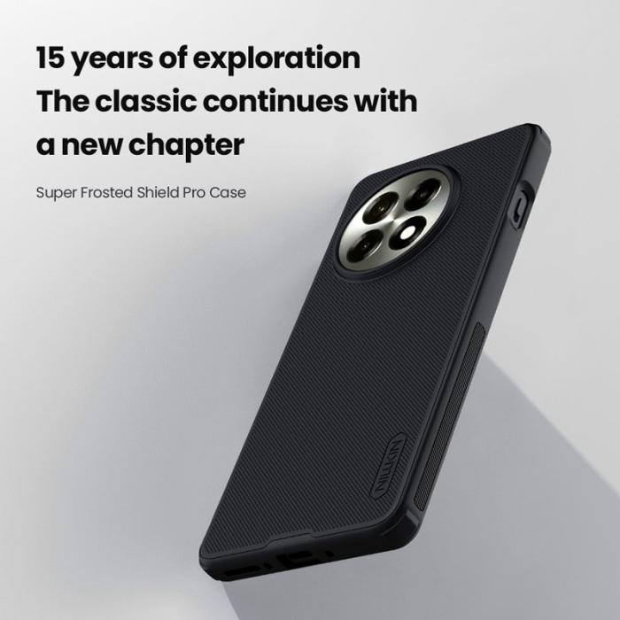 Nillkin - NILLKIN Frosted Shield Pro Mobilskal för OnePlus 13R 5G - Svart