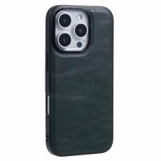 X-Level - X-LEVEL Bojue-3 Mobilskal till iPhone 16 Pro MagSafe L&auml;der Gr&ouml;n