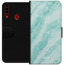 iSecrets - Pl&aring;nboksfodral till Samsung Galaxy A20s med Mint Marble