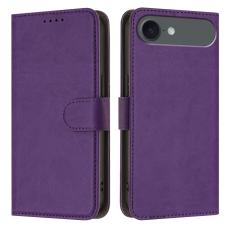 A-One Brand - iPhone Air Plånboksfodral Solid Color - Mörklila