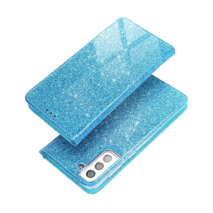 UTGATT1 - Forcell Galaxy S21 Plus Fodral Shining - Ljusblå