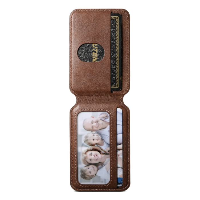 SUTENI - SUTENI iPhone 17 Air Mobilskal MagSafe Cowhide M3 - Brun