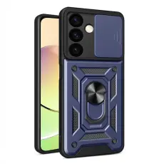 OEM - Galaxy A35 5G Mobilskal Hybrid Armor Camshield - Blå