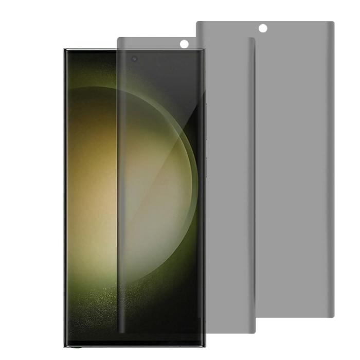 A-One Brand - [2-PACK] Privacy UV Härdat Glas Skärmskydd Samsung Galaxy S23 Ultra