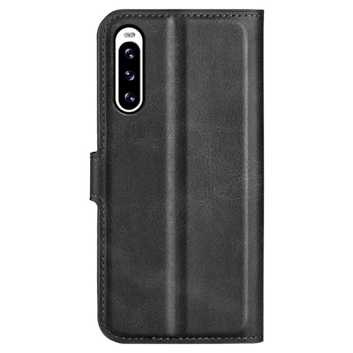 A-One Brand - Sony Xperia 10 V Plånboksfodral Folio Flip Calf - Svart