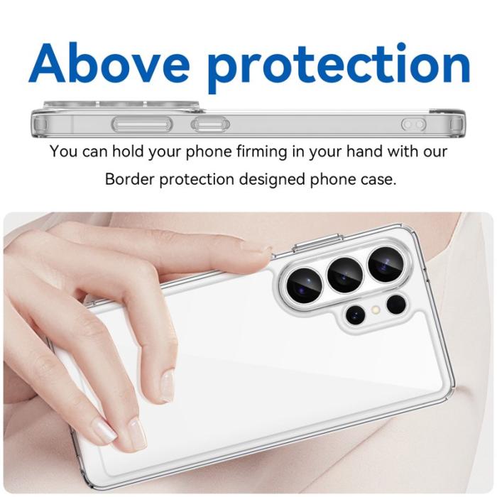 WANLONFENG - WANLONFENG Samsung Galaxy S26 Ultra Skal TPU Akryl Klar - Transparent