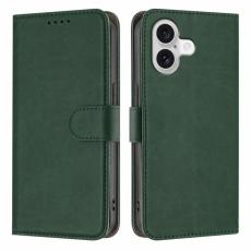 A-One Brand - iPhone 17 Plånboksfodral Solid Color - Svartgrön