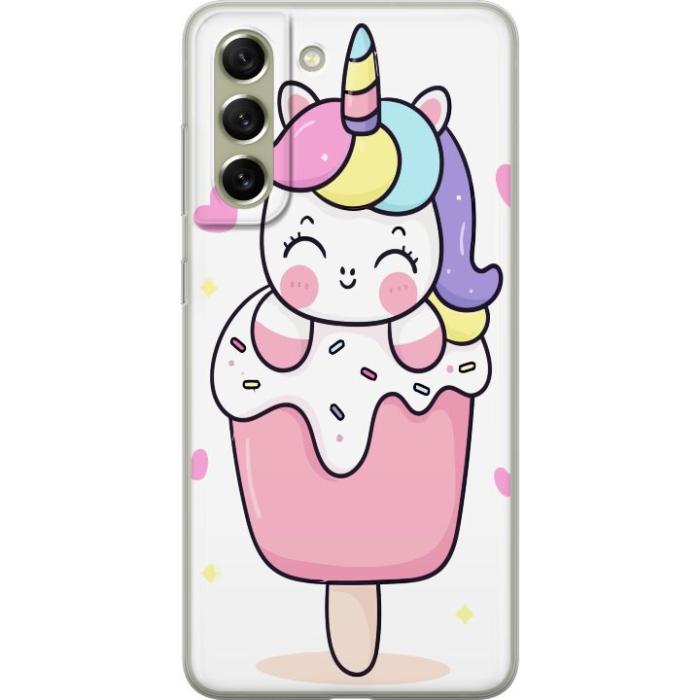 iSecrets - Mobilskal till Samsung Galaxy S21 FE 5G med Glad enhörning