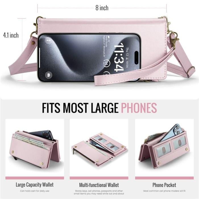 Caseme - CASEME Me10 Crossbody Väskor Zipper - Rosa