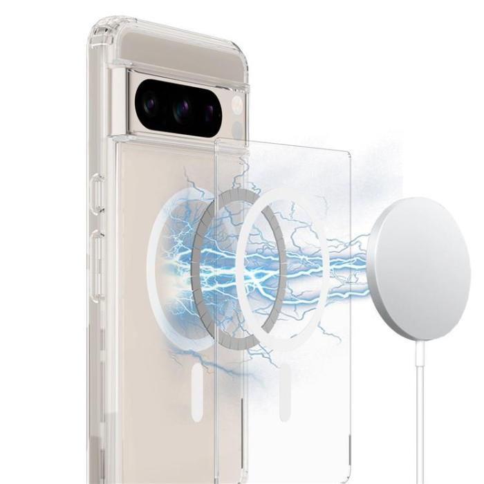 A-One Brand - Google Pixel 8 Pro Mobilskal Magsafe Acrylic TPU - Clear