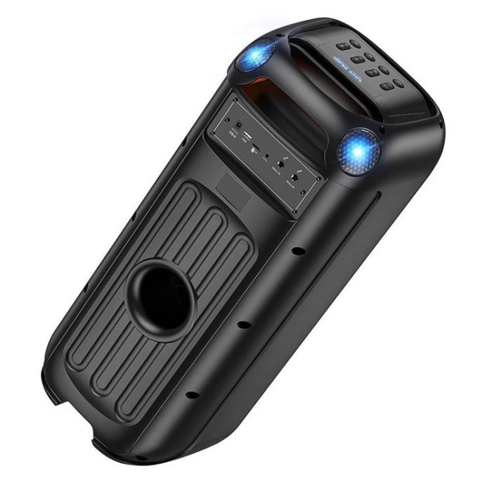 Hoco - Hoco Högtalare Bluetooth + 2 x Trådlösa Mikrofoner HA13 Pro - Svart