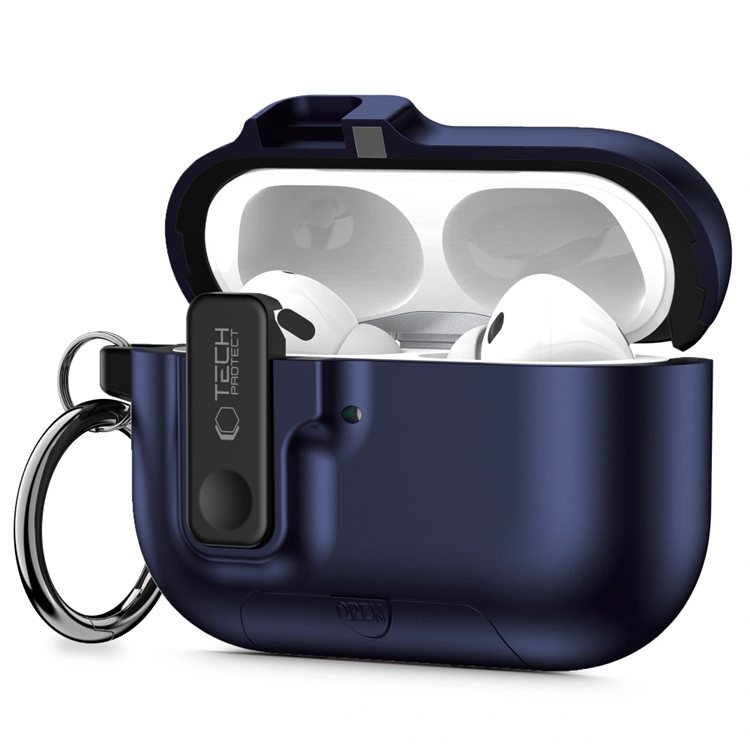 Tech-Protect Apple Airpods Pro 3 Skal Slim Hook - Marinblå | 2353 | AlltMobil