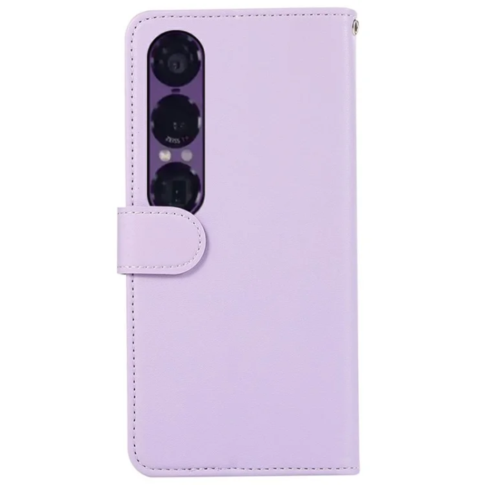 A-One Brand - Sony Xperia 1 VII Plånboksfodral RFID Läder - Lila